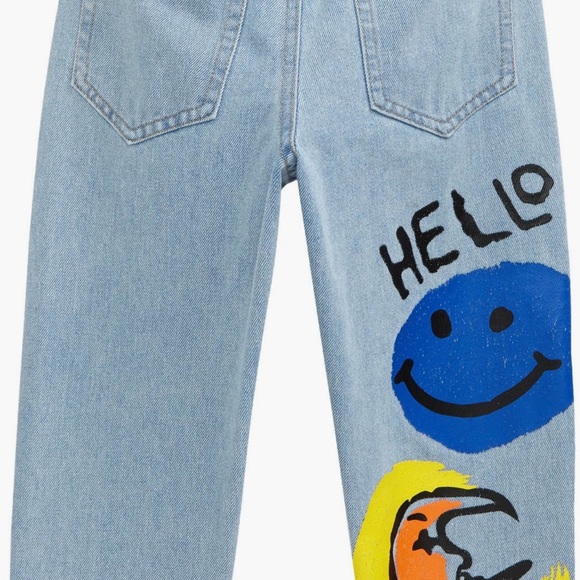 Lola + The Boys Colorful Graphic Kids Jeans - Picture 4 of 4